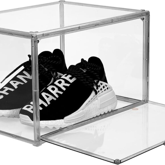 Pure Aesthetics: Acrylic Clear Shoe Boxes for Up to Size 13 (Side Opening) - Picture 8 of 9
